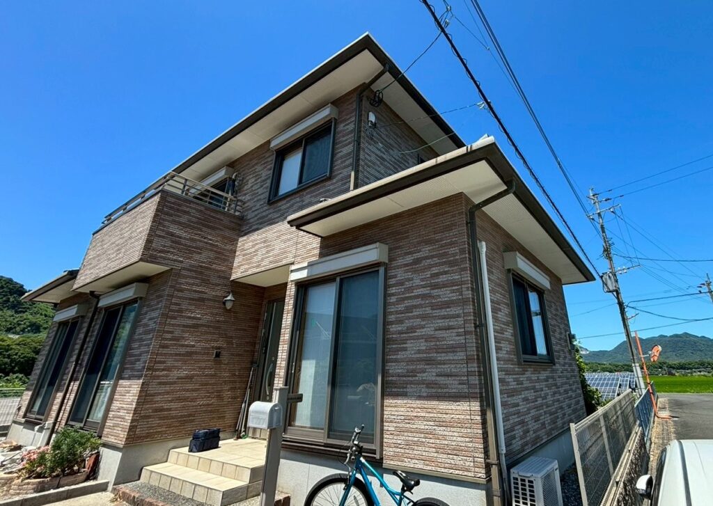 行橋市　外壁クリア塗装　着工前 (2)